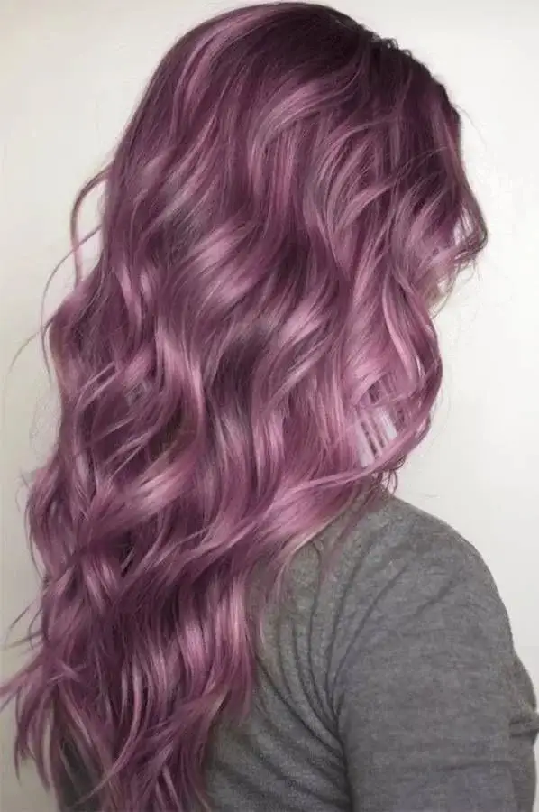 19 Purple Hair Color Ideas That Look Expensive, Cool, and Just a Little Bit Dangerous 19 Rose Purple Hair