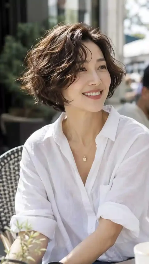 17 Korean Short Hair Ideas That Are So Chic, You’ll Want to Book a Salon Appointment Tonight 16 Short Permed Waves