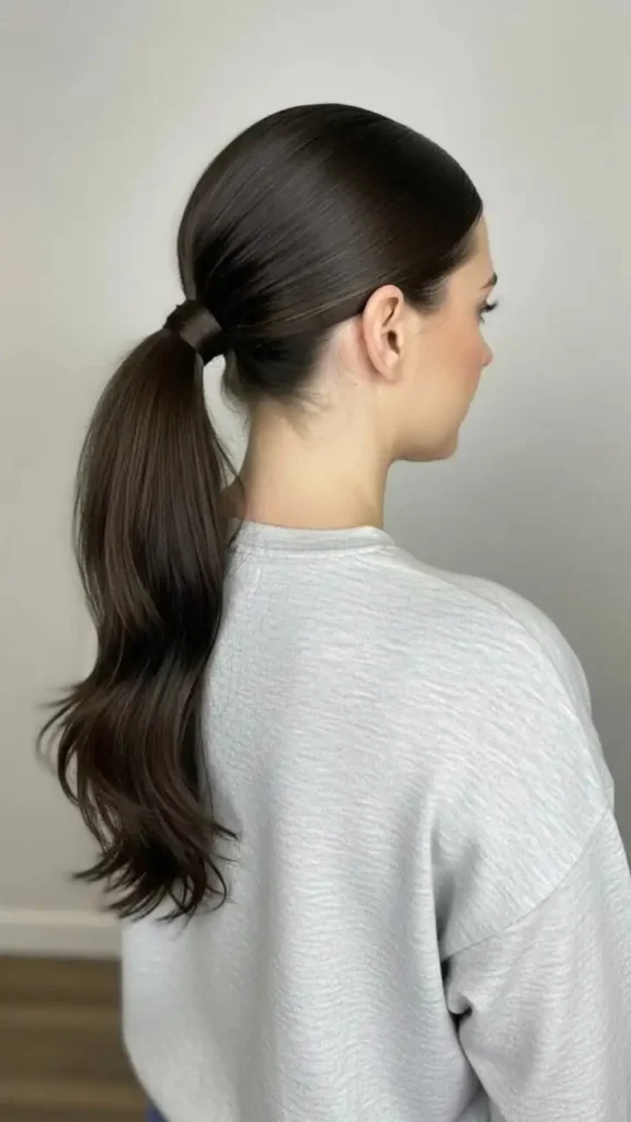 15 Short Hair Updo Ideas That Look Expensive, Effortless, and Ready in Minutes 5 Sleek Low Pony