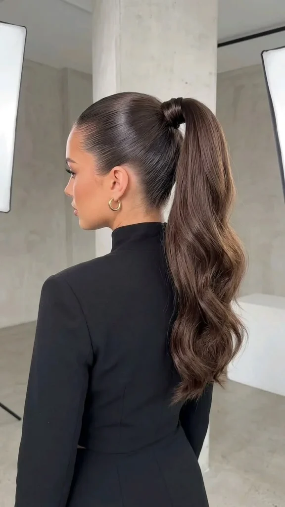 18 Work Hairstyles Ideas That Make You Look Polished Before Your Coffee Even Kicks In 6 Smooth High Ponytail