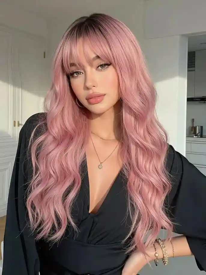 20 Pink Hair Color Ideas That Look So Cute, Your Camera Roll Won’t Survive 17 Strawberry Pink Hair