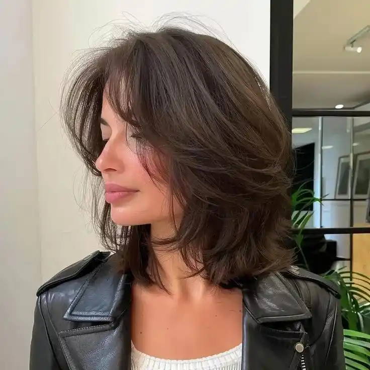 18 Short Hair With Layers Ideas That Instantly Make You Look Cooler (Yes, Really) 5 Textured Lob With Layers