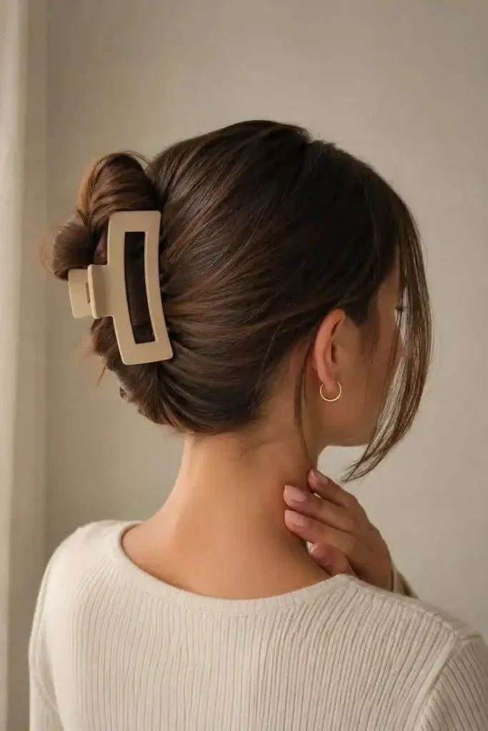 The Classic Claw Clip Twist