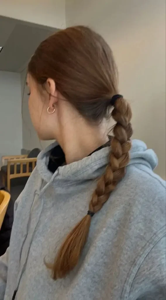 The Lazy Girl Braided Ponytail