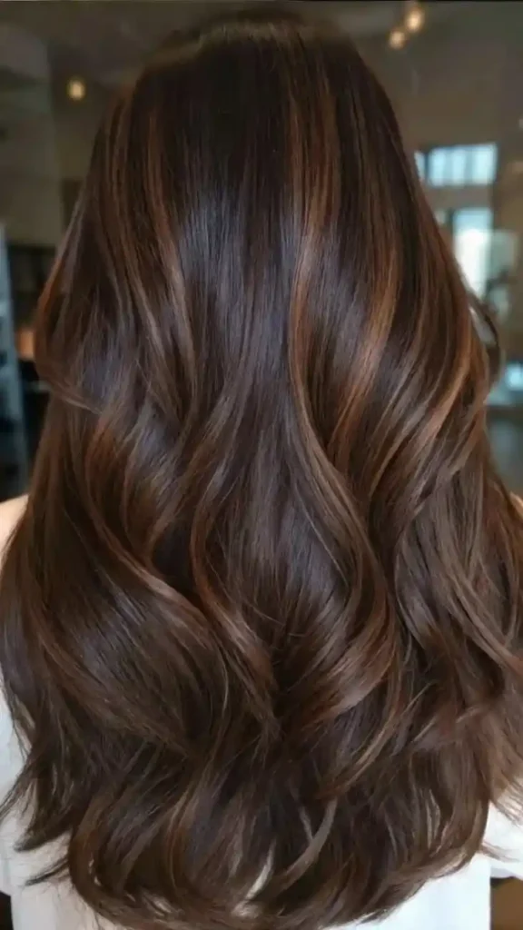 17 Spring Hair Color Ideas That Look Fresh, Expensive, and So Ready for Sunny Days 16 Warm Mocha Highlights