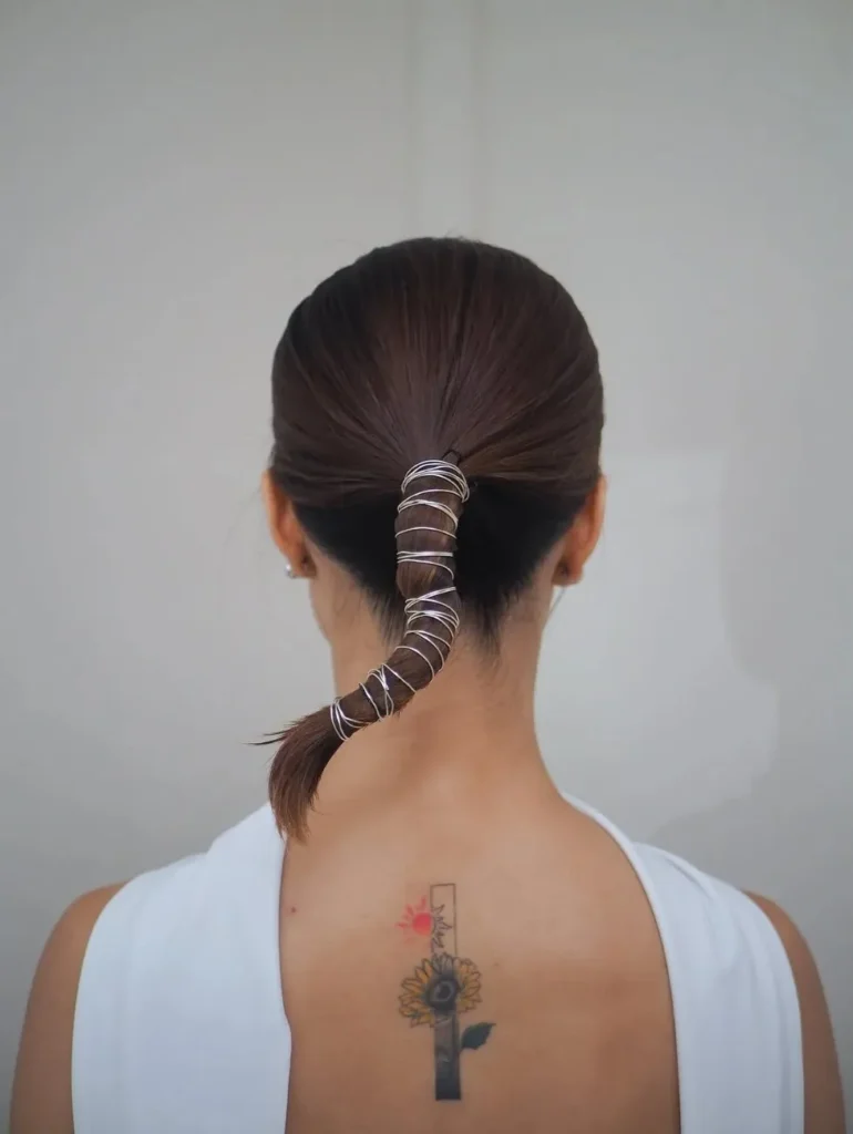 13 Ponytail Hairstyles That Instantly Upgrade Your Look (Yes, Even Your “Lazy Hair Day”) 9 Wrapped Ponytail