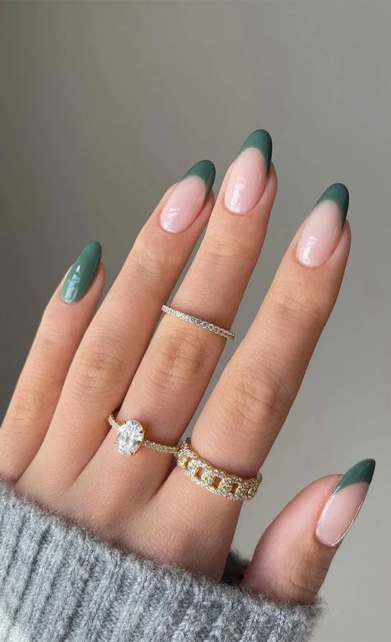 16 Fall Nails French Tip Ideas That Give A Classic Manicure A Cozy Autumn Twist 9 Matte Fall French Tip Nails