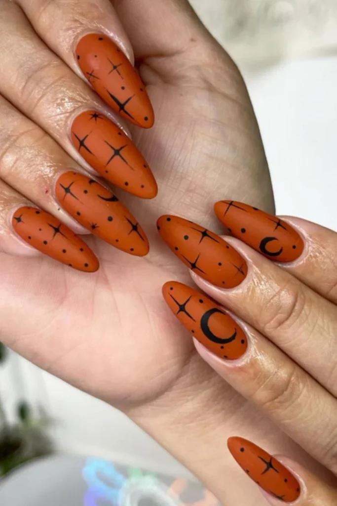 16 Fall Pumpkin Nails Ideas That Bring Cozy Autumn Charm To Your Manicure 3 Matte Pumpkin Fall Nails