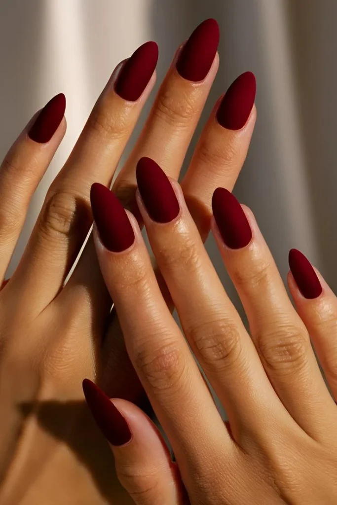 Red Velvet Fall Nails