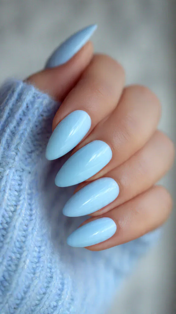 15 Light Blue Nail Ideas That Instantly Make Your Outfits Look Expensive (Yes, Really) 1 Light Blue Nail