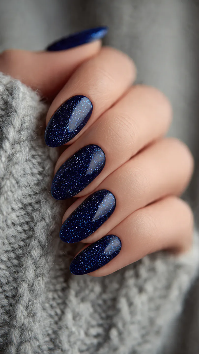 13 Navy Blue Nails Ideas That Look Expensive, Chic, and Totally Copy-Worthy 1 Navy Blue Nails