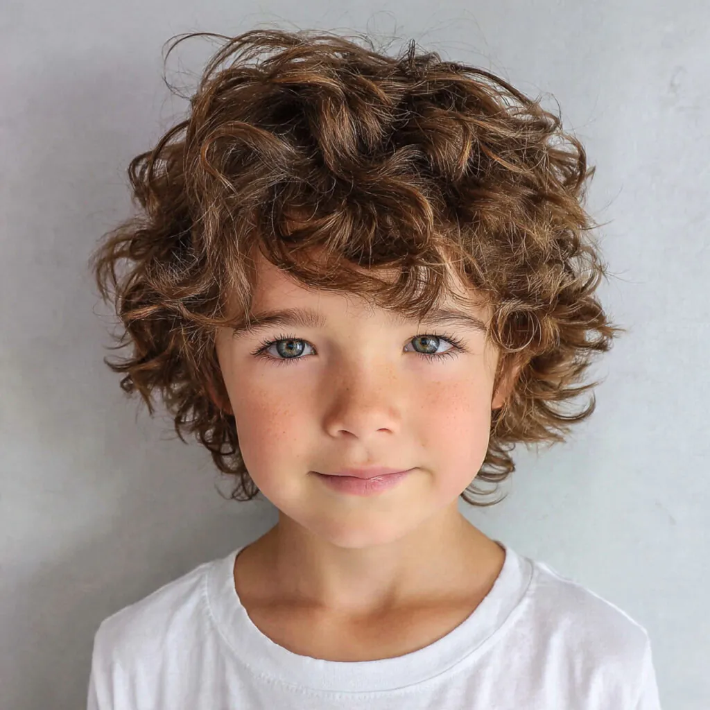 15 Wolf Cut Styles for Boys in 2026: Your Ultimate Guide to Effortlessly Cool Haircuts 4 Shaggy Wolf Cut + Curly Ends