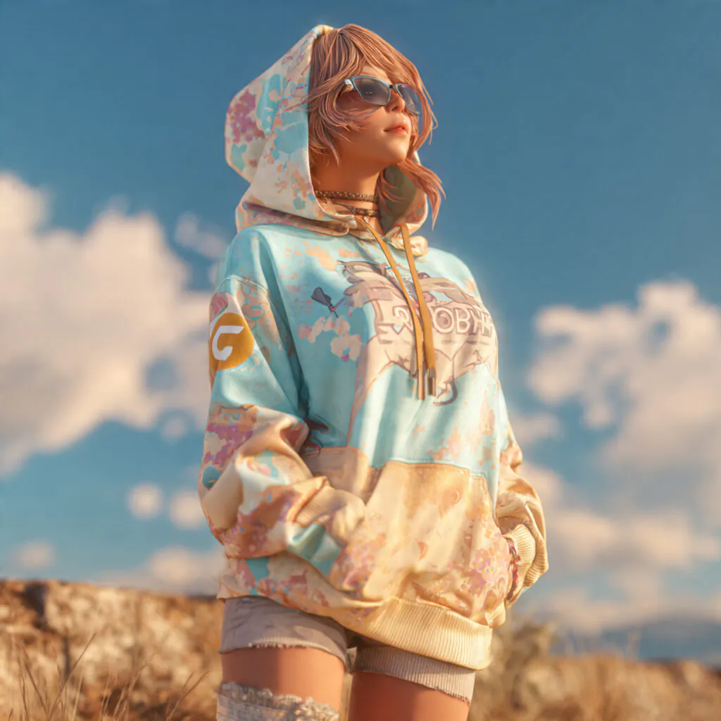 Soft Aesthetic Hoodie Look