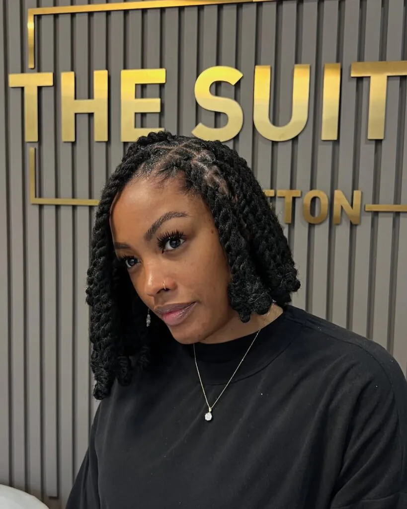 14 Short Black Hair Looks That Are Breaking the Internet 7 The Asymmetrical Bob