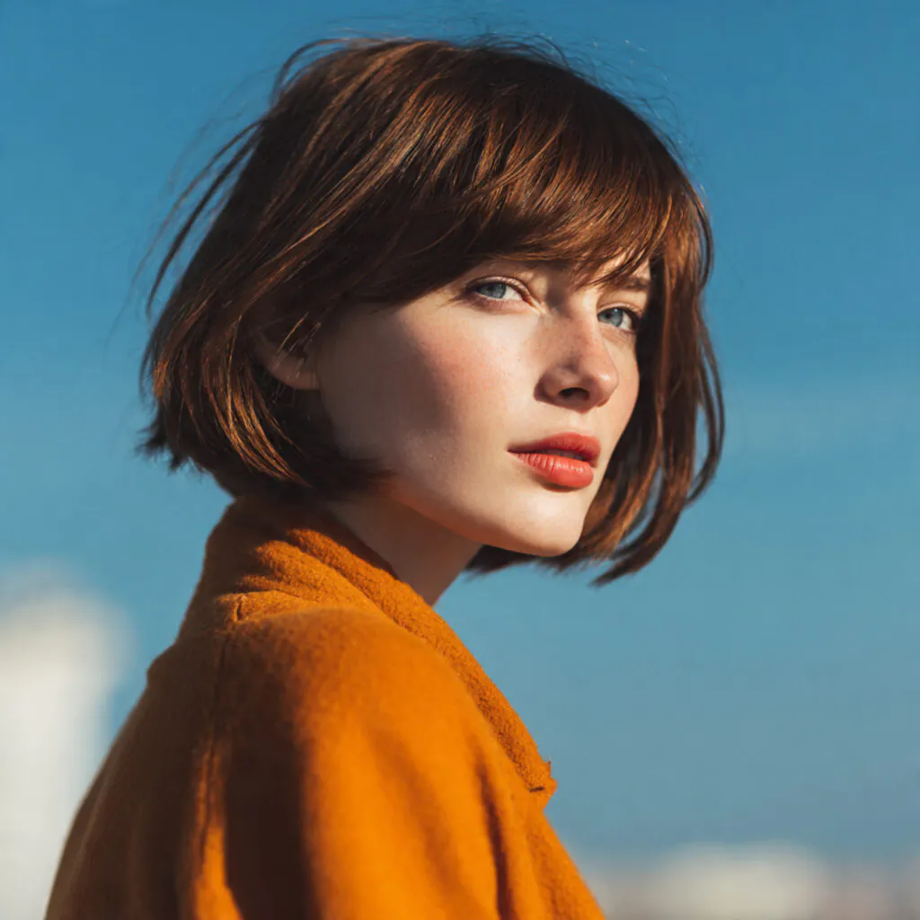 Chop It Like It's Hot: 15 Short Layered Haircuts That'll Make You Book an Appointment TODAY 16 The Blunt Bob with Subtle Layers