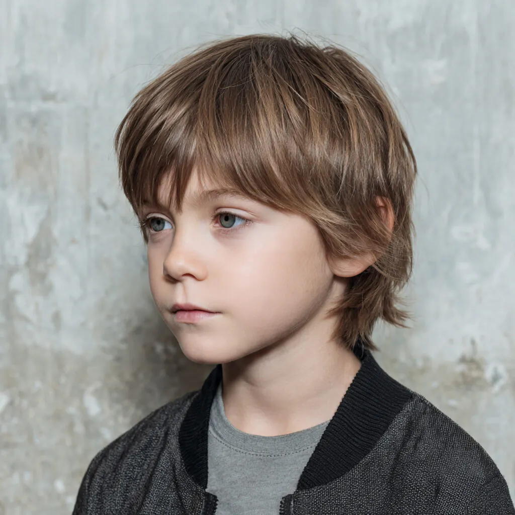 15 Wolf Cut Styles for Boys in 2026: Your Ultimate Guide to Effortlessly Cool Haircuts 2 The Classic Wolf Cut + Layered Bangs