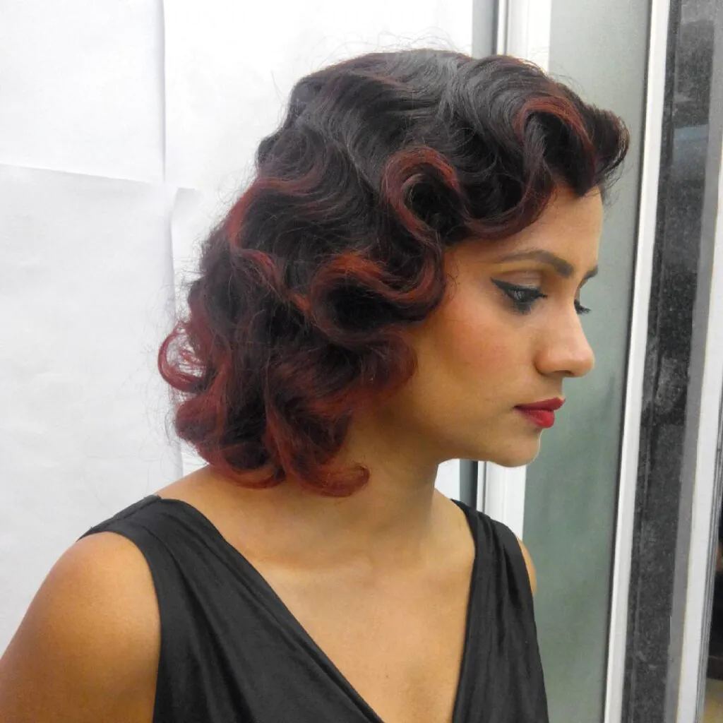 14 Short Black Hair Looks That Are Breaking the Internet 10 The Finger Wave Bob