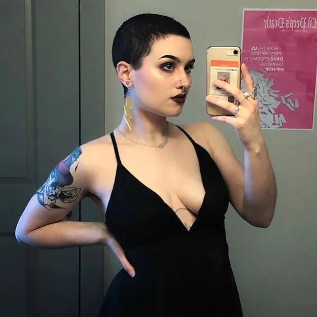 14 Short Black Hair Looks That Are Breaking the Internet 8 The Sleek Low-Maintenance Buzz Cut