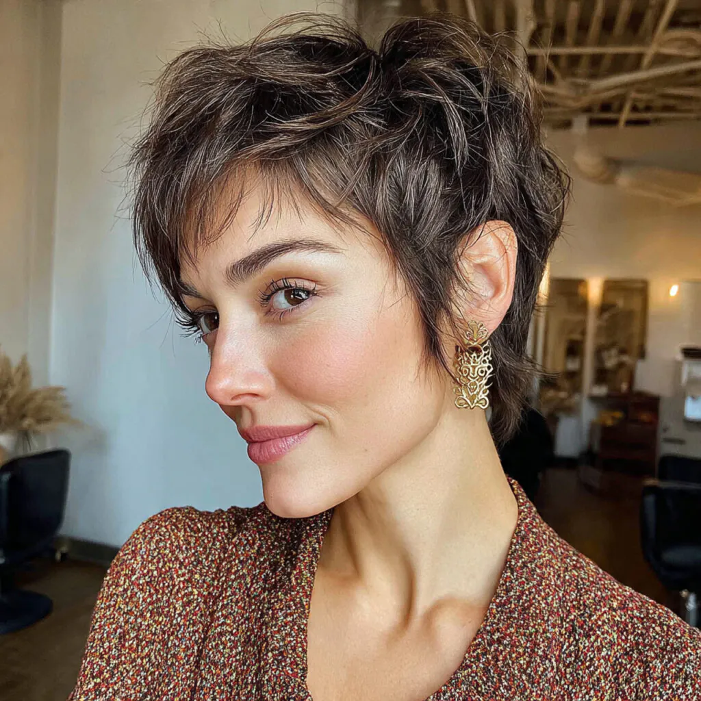 Chop It Like It's Hot: 15 Short Layered Haircuts That'll Make You Book an Appointment TODAY 2 The Textured Pixie Cut