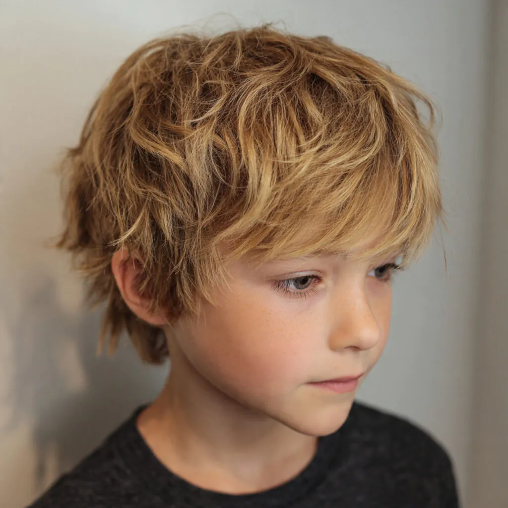 15 Wolf Cut Styles for Boys in 2026: Your Ultimate Guide to Effortlessly Cool Haircuts 11 Wolf Cut with Highlights + Tousled Layers
