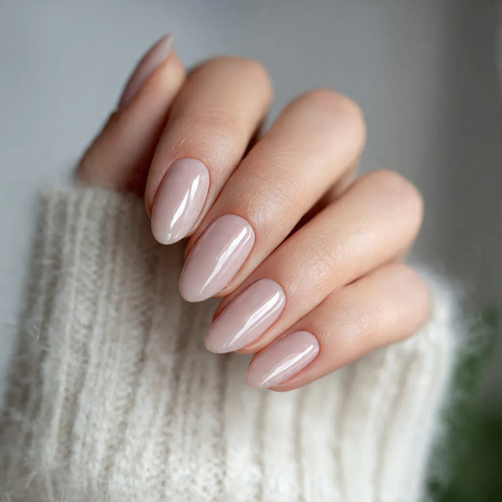 14 Short Oval Nails That Are Cute, Chic, and Seriously Easy to Wear Right Now 5 minimal oval nails