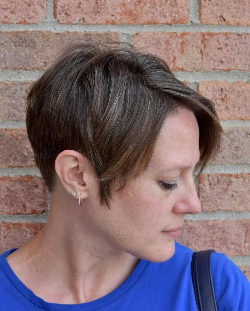 18 Short Haircuts for Round Faces Ideas That Instantly Slim, Lift, and Serve Main Character Energy 15 Tapered Pixie