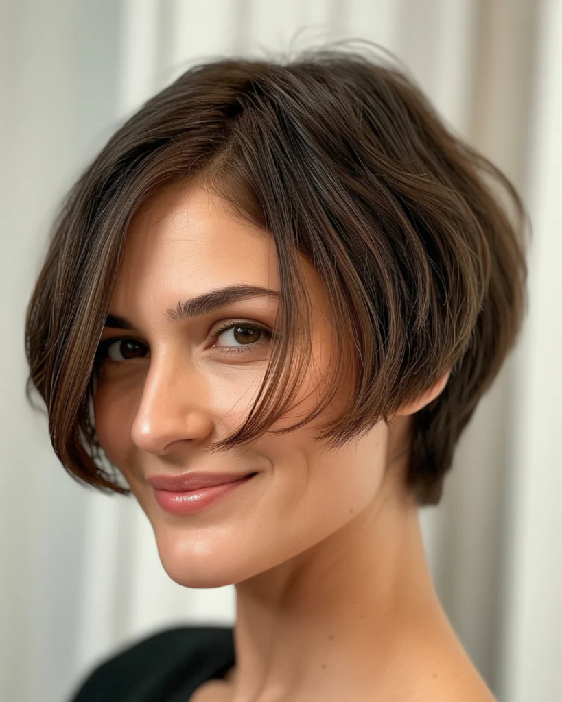 Short Mullet Bob